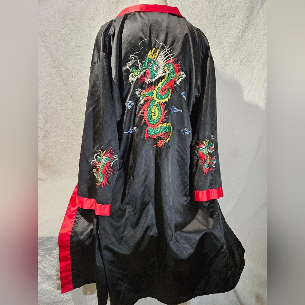 Vintage Dragon Kimono Robe